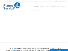 Tablet Screenshot of planetservizi.it